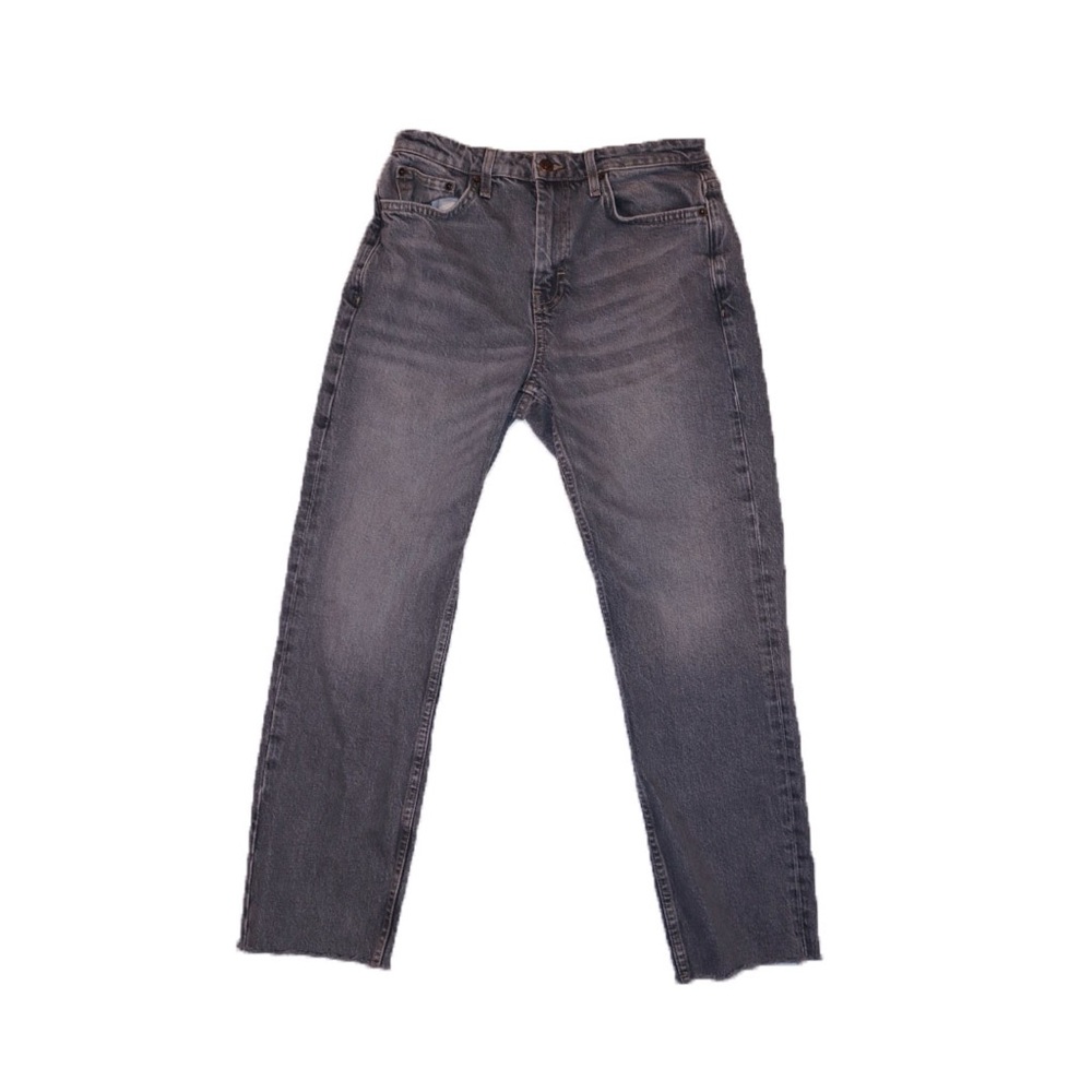 TOPSHOP WOMENS BLACK JEANS STRAIGHT LEG